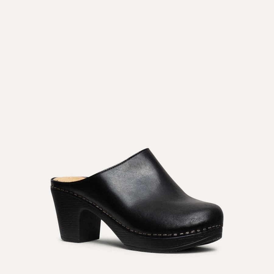 Calou Lisa Clog Black | Pehmeat Korkokengat