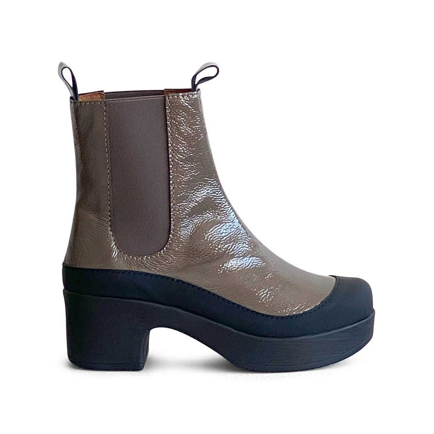 Calou Susie Boot Patent Grey | Myynti/Arkisto