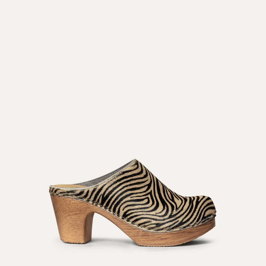 Calou Lisa Clog Zebra | Pehmeat Korkokengat