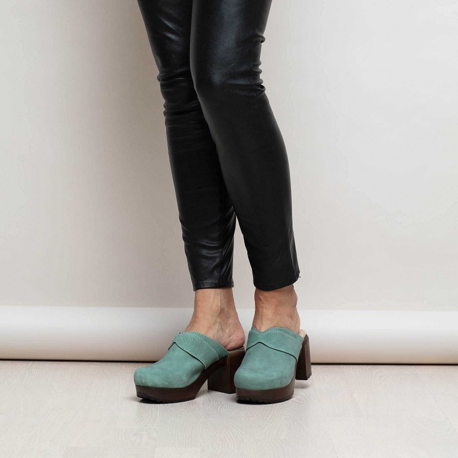 Calou Ada Clog Green | Myynti/Arkisto