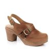 Calou Astrid Clog Brown | Pehmeat Korkokengat