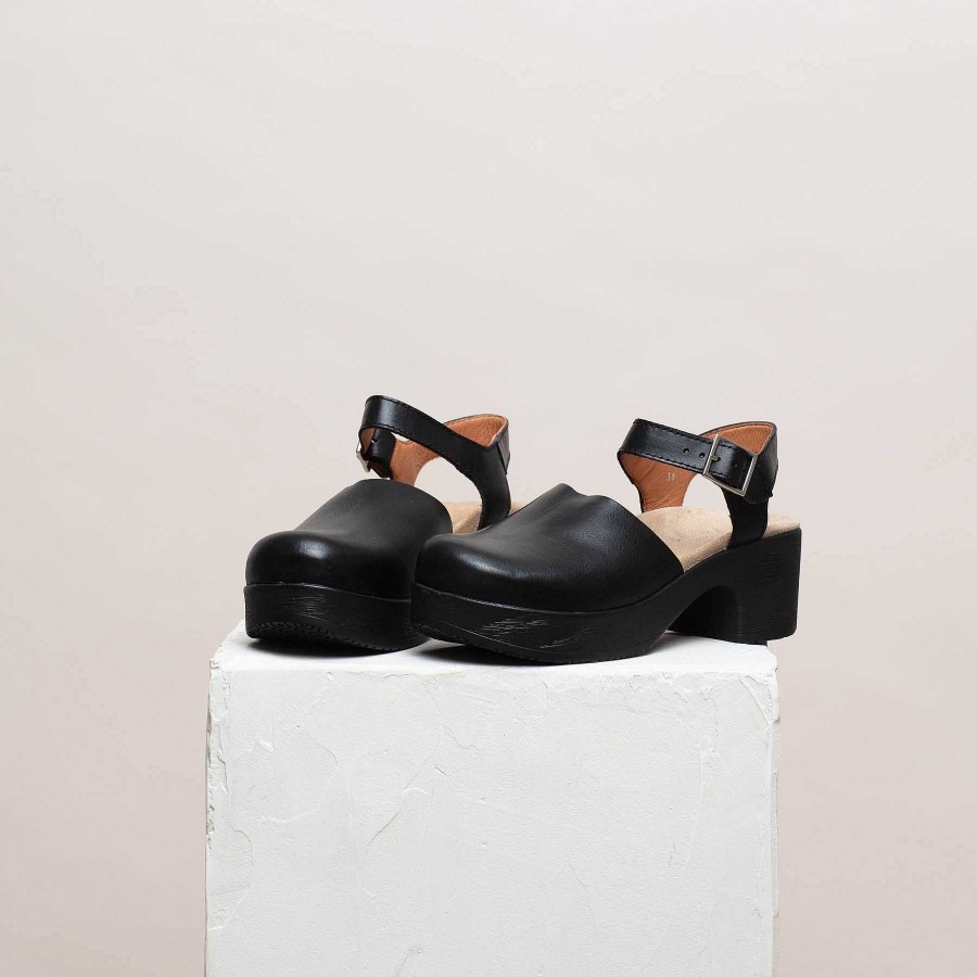 Calou Dolores Clog Black | Puukokset Toissa