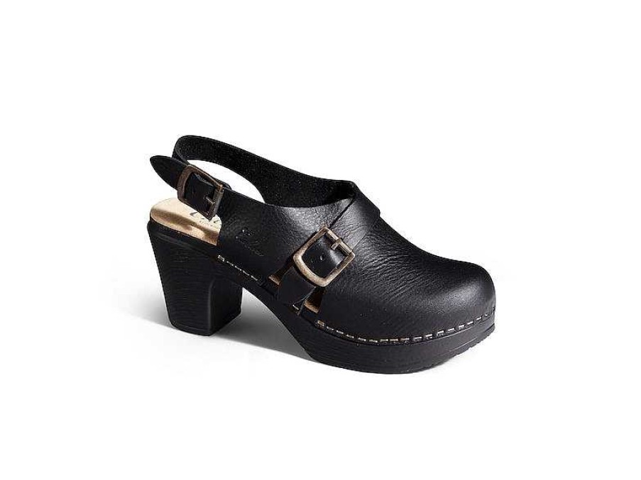 Calou Astrid Clog Black | Pehmeat Korkokengat